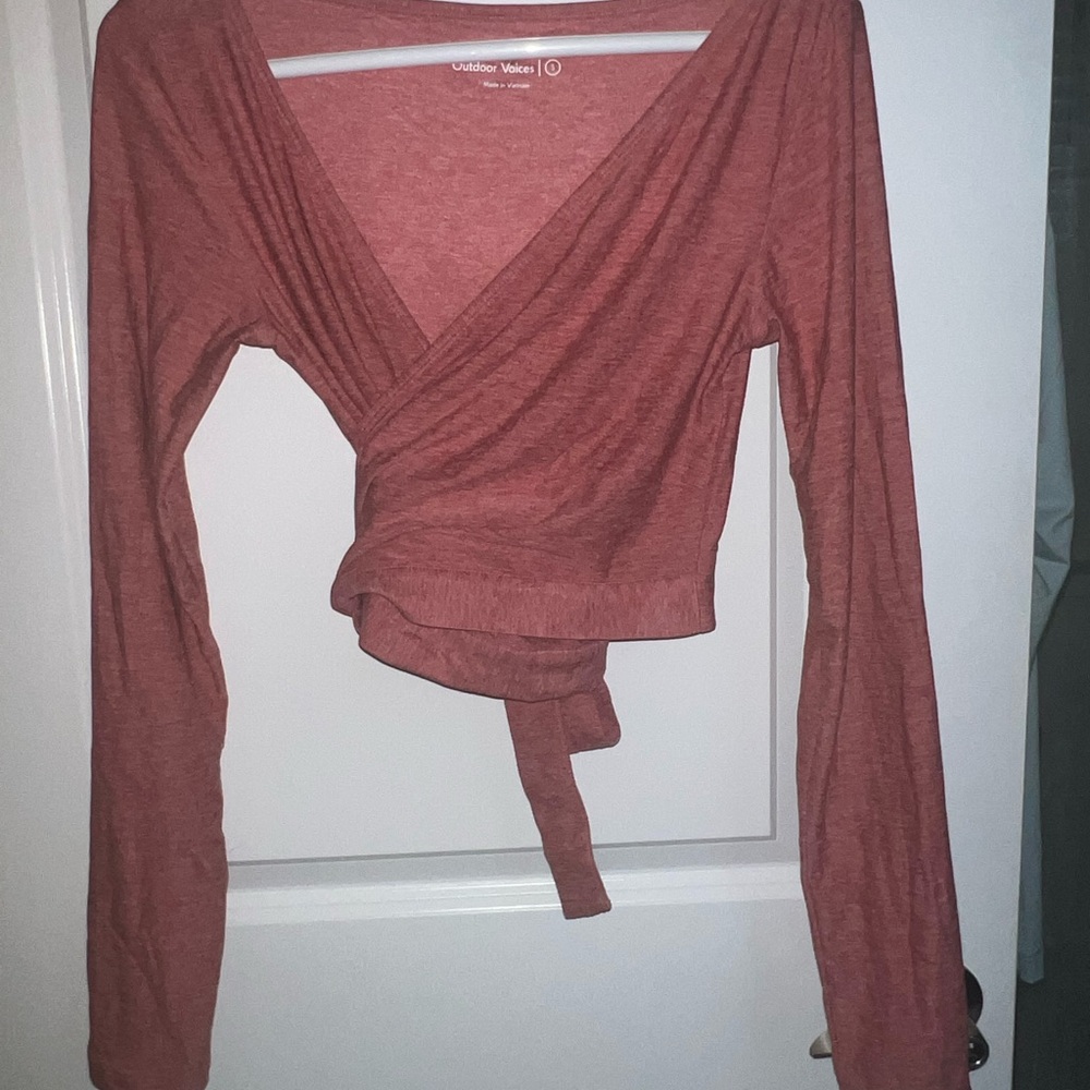 Outdoor Voices Wrap Top